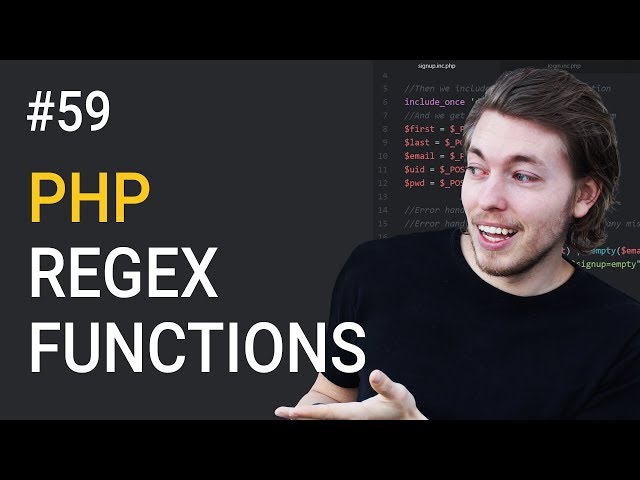 59: Functions Using Regular Expressions | PHP Tutorial | Learn PHP Programming