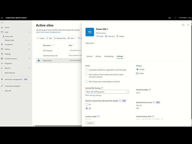 Restricted Content Discovery - Microsoft 365 Copilot