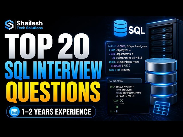 🔥 LIVE SQL Interview Preparation 2026 | SQL Queries & Interview Questions | #shorts