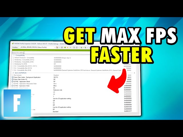 The *NEW* BEST Nvidia Profile Inspector Settings for Fortnite in 2026! (BEST CONFIG & FPS BOOST)