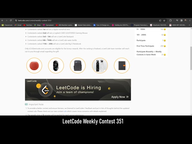 Failing LeetCode Weekly Contest 351 T_T