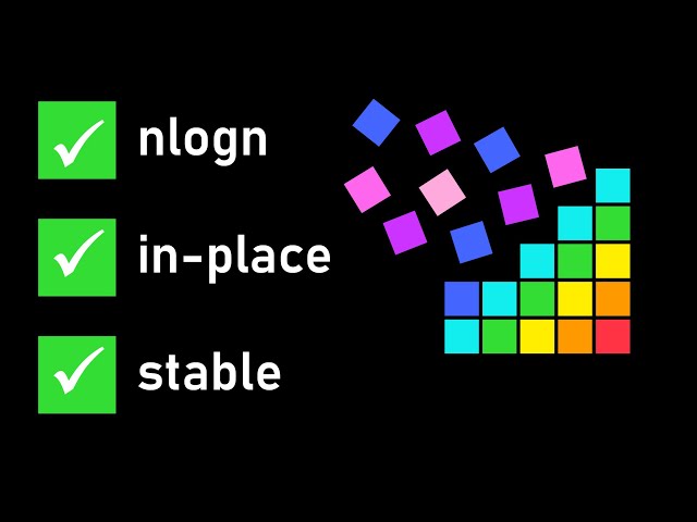 The Perfect Sorting Algorithm??  Block Sort Explained (Wiki Sort, Grail Sort)