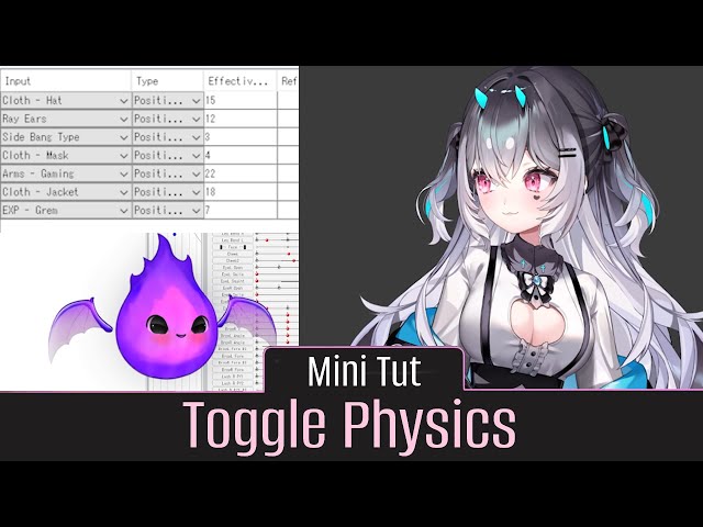 Live2D Mini Tut: Toggle Physics Linking!
