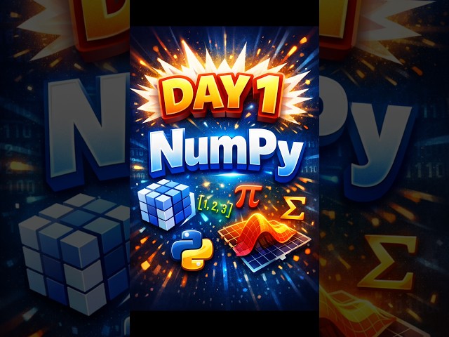 Day 1 NumPy Tutorial for Beginners | Complete NumPy Course in Hindi