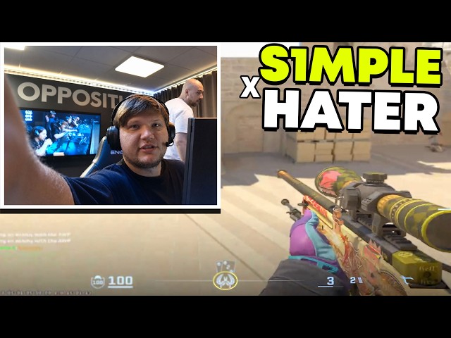"WHO IS S1MPLE??" - S1MPLE PLAYS FACEIT VS HATERS!! (ENG SUBS) | CS2