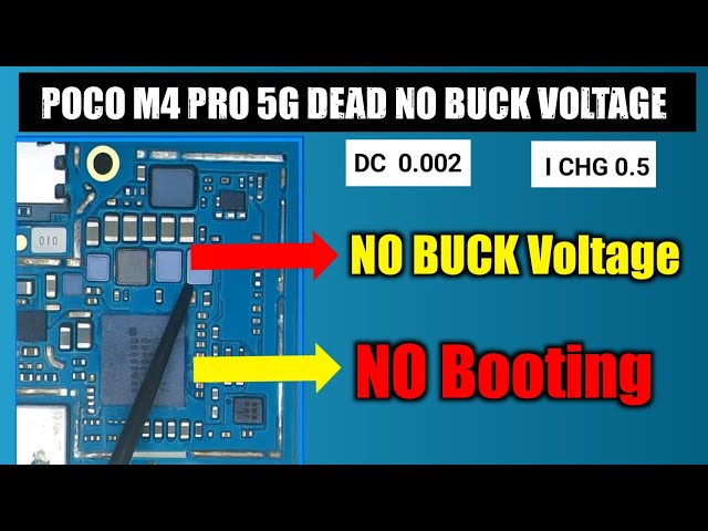 Poco M4 Pro 5G No Buck Voltage | Poco Mobile Dead Solution 