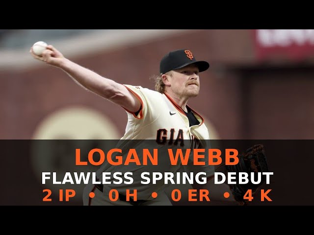 Giants Ace Setting the Tone Early