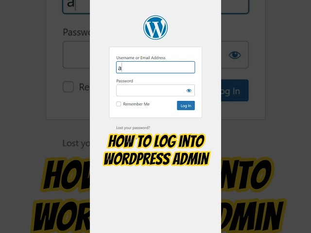 How I Login to the WordPress Admin (The Easy Way) #wordpresstutorial