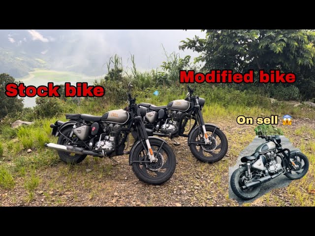 Talking about my bike and modifications parts❤️ ||One piece bike on sell 😍||MODIFIED ROYAL ENFIELD…!