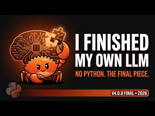 I Just Finished My From-Scratch Rust LLM — No Python, No PyTorch, and I'm Never Adding to It Again