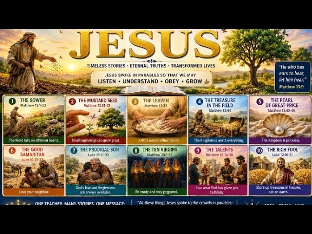 The Parables of Jesus Explained | Powerful Bible Teachings & Life Lessons.