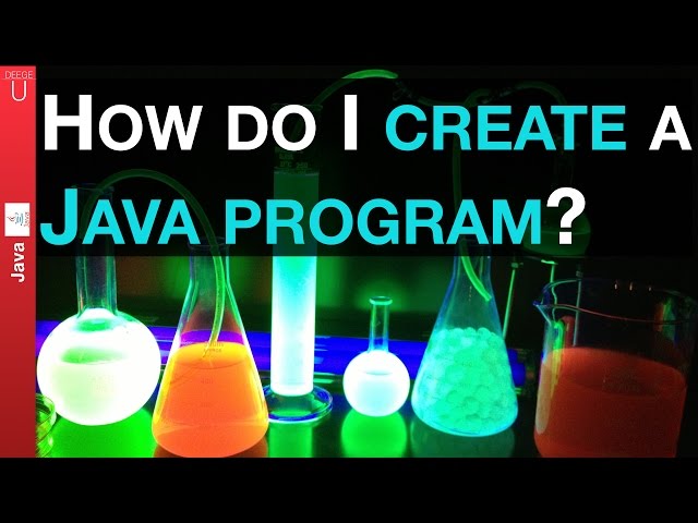 How do I create a Java application? - 002