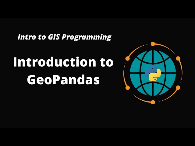 Intro to GIS Programming | Week 7: Introduction to GeoPandas