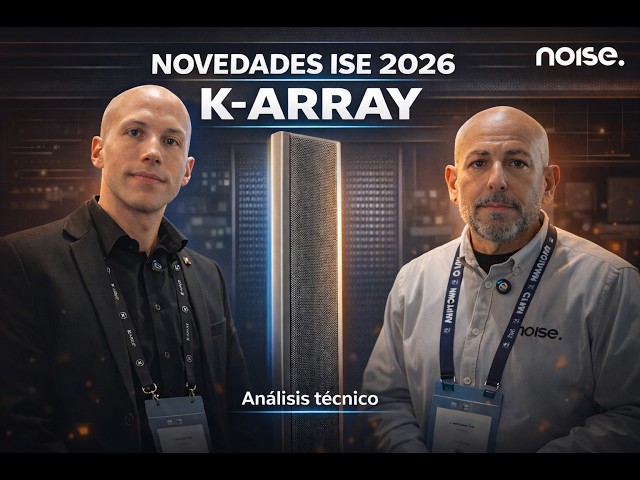 K-array presenta la columna KORAL KO102 y nuevo sub cardioide | Novedades ISE 2026