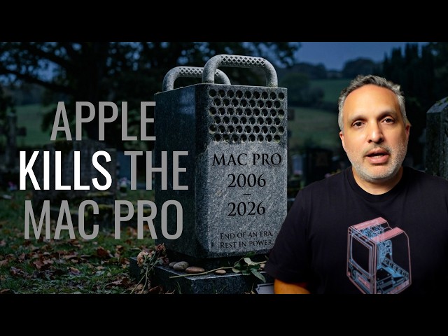 Big news: Apple kills the Mac Pro. It's the end of an era.