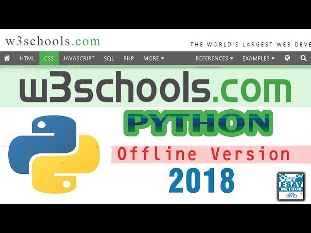 Python Tutorial - W3Schools Offline Version - 2018