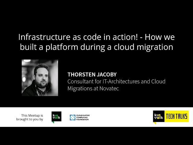 Kinvolk Tech Talk: Infrastructure as code in action! with Thorsten Jacoby