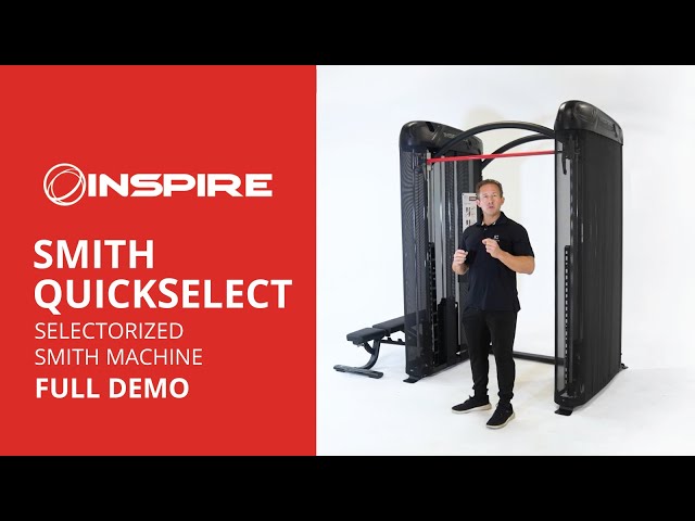 Inspire Fitness Smith QuickSelect Selectorized Smith Machine Full Demo