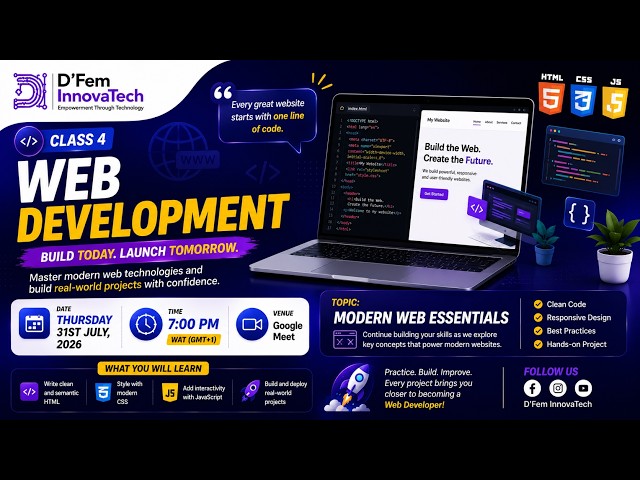 Web Development #4 | Learn HTML & CSS by Building a Real Web Page