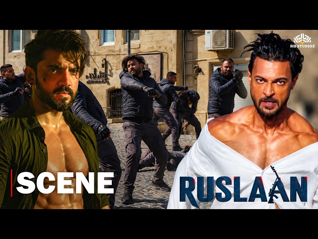 RUSLAAN मूवी का धमाकेदार INTRO एक्शन सीन | Aayush Sharma, Zaheer Iqbal | Best Action Scene