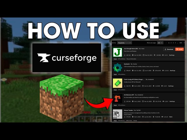 Minecraft - How To Install & Use CurseForge (Install Mods Tutorial) 2026