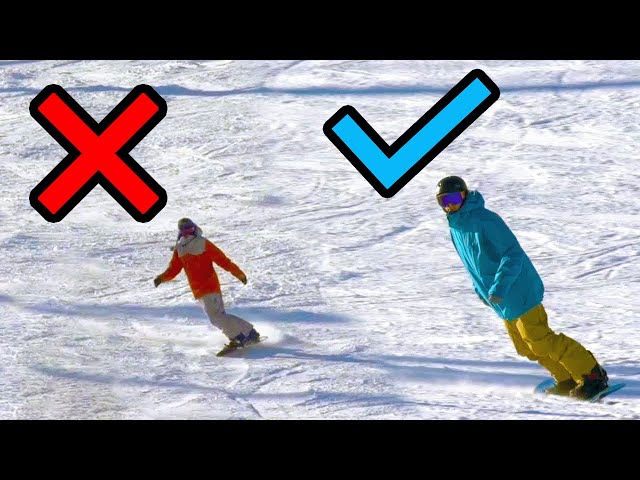 Fix the Most Common Snowboarding Mistake