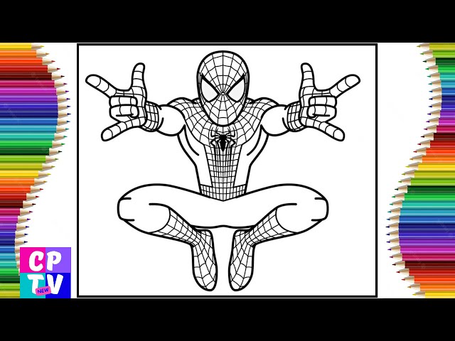 Spiderman Coloring Pages/How to Color Spiderman/New Spider-man PS5/Elektronomia–Crystal[NCS Release]