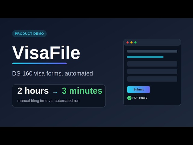 VisaFile MVP Demo