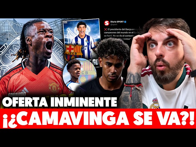 💥NO WAY! IS CAMAVINGA LEAVING MADRID? · BARÇA PUSHING for THIS CENTER-BACK CONFIRMED EXITS!