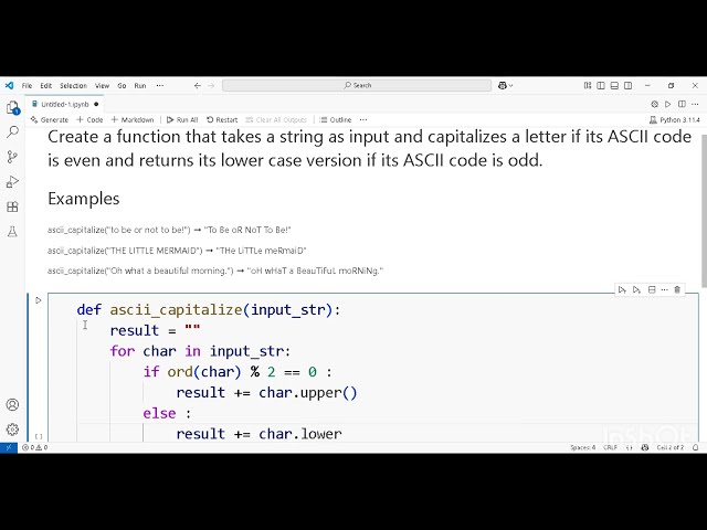 Python Trick: Capitalize Letters Using ASCII Values!