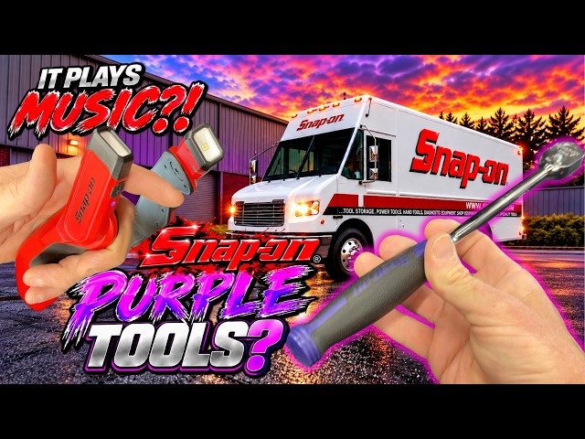 Snap-On Put Bluetooth In A Headlamp! + New Purple Tools!