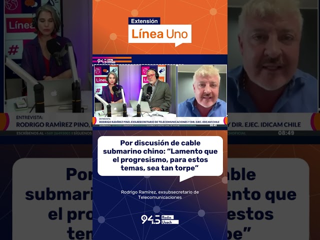 Por discusión de cable submarino chino: "Lamento que para estos temas, el progresismo sea tan torpe"