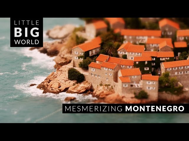 Mesmerizing Montenegro  in 4k | Little Big World | Aerial & Time lapse & Tilt shift