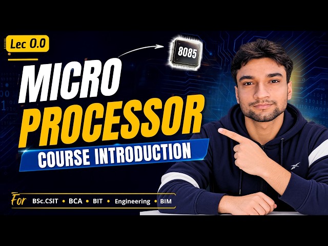 0.0 | Microprocessor | Syllabus Overview