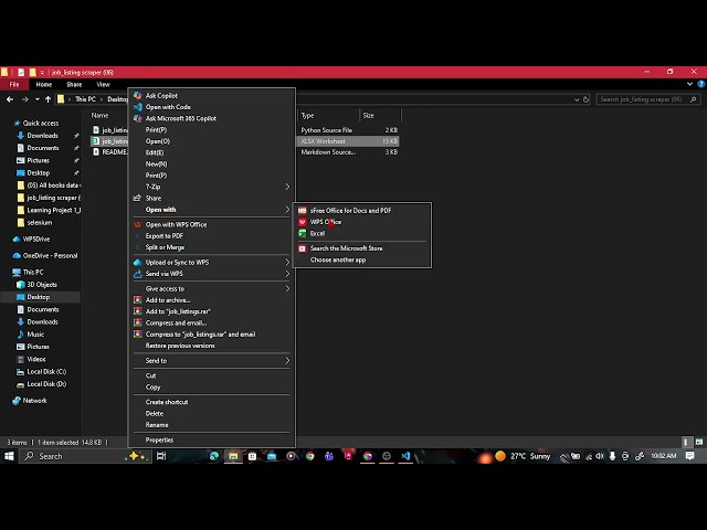 Python Job Listings Scraper | Web Scraping with BeautifulSoup & Requests | Export to Excel