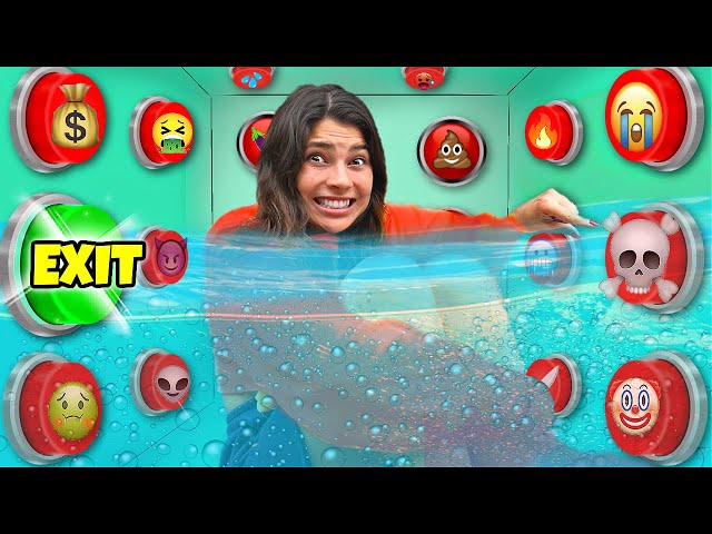 Onder Water 100 Mystery Knoppen.. Slechts 1 Laat Je ONTSNAPPEN! *Challenge* #331