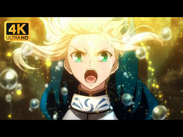 Saber Excalibur [4K] | Fate/Zero Season 2