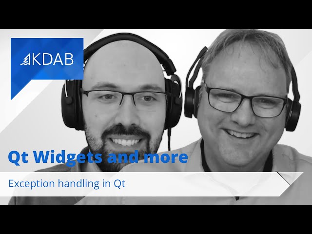 Exception Handling in Qt