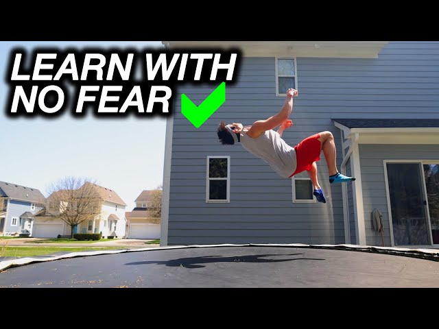 3 Easy Hacks to Get Over Backflip Fear on Trampoline