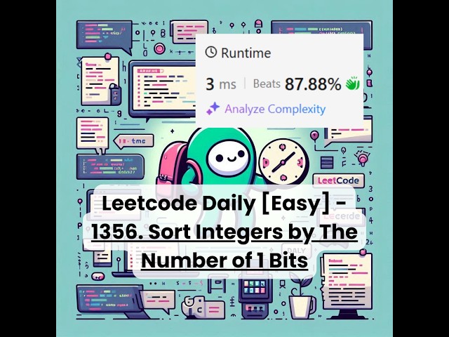 1356. Sort Integers by The Number of 1 Bits [Easy] | Leetcode Daily | 2-25-26