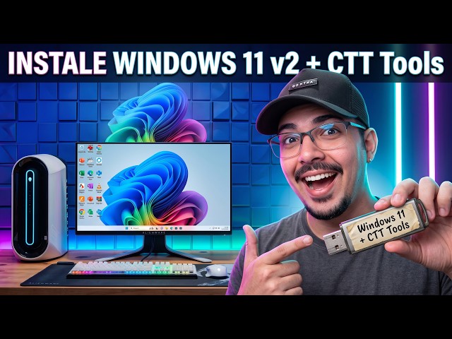 How to Install Windows 11 Pro v2 and Make It 200% Faster (CTT Tools)