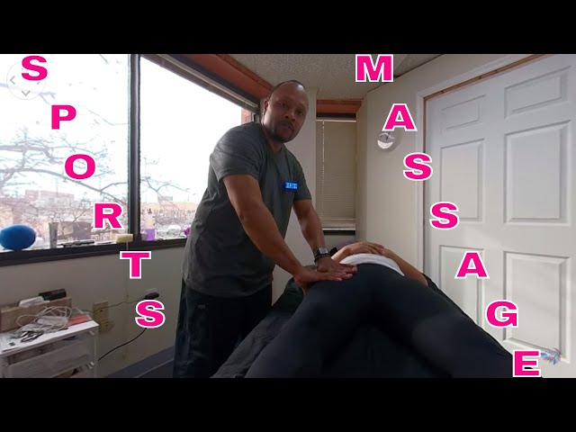 How to do Different Massage Moves for Sports Massage Events Tutorial 2  Shown in 360 VR on Youtube