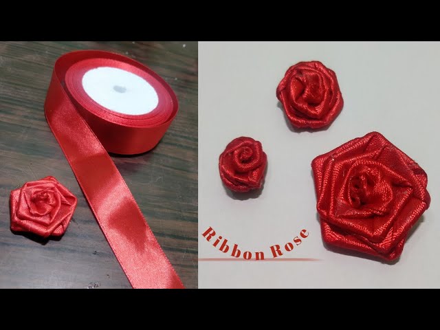 Easy Ribbon Rose 1/Handmade crafts/Easycrafts