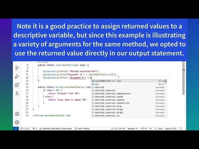 Mod 8A CIS126 Method Mania Instructions
