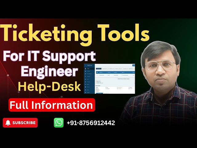 Ticketing Tools for IT Support Engineer | Help Desk Ticketing System Explained | ICNT GYAN