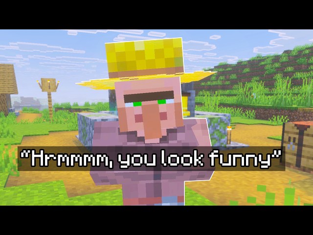 Talking Minecraft Villagers is actually PEAK!