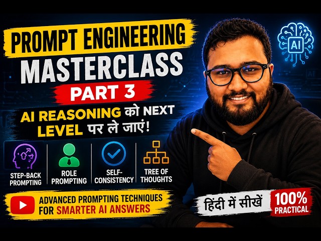 Prompt Engineering Part 3 (Hindi) | AI Reasoning & Tree of Thoughts