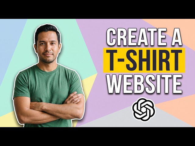 How To Create A T-Shirt Website Using ChatGPT (Easy Guide)