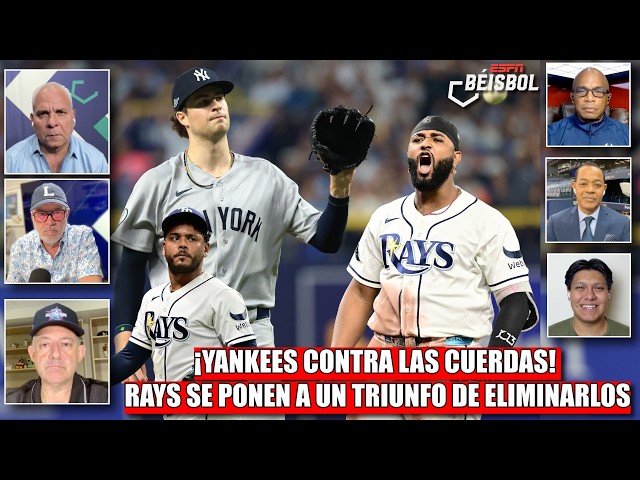 YANKEES, AL BORDE del ABISMO. Están a UN JUEGO de QUEDAR ELIMINADOS vs RAYS | ESPN Beisbol