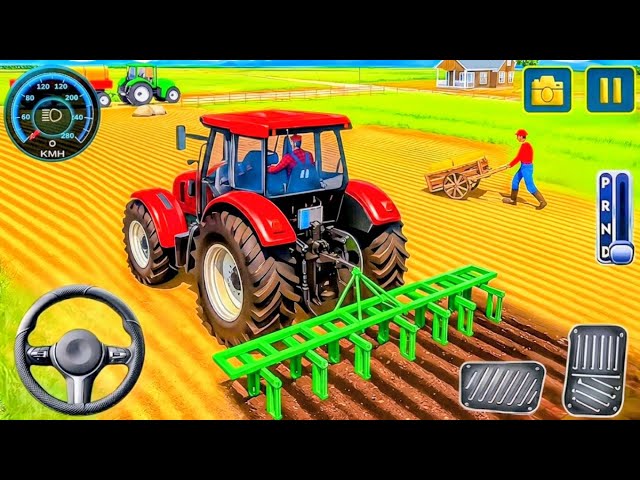 Modern Tractor Farming Driving Simulator 3D - New Tractor Games - Android Gameplay